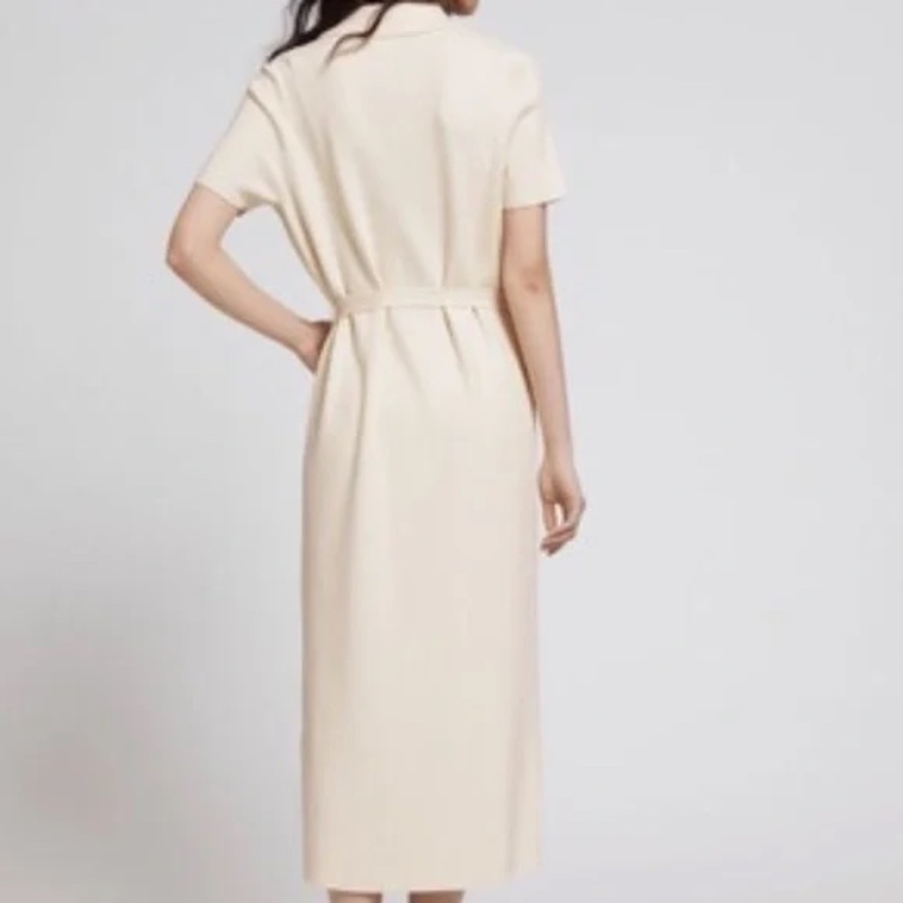 & Other Stories Fitted Midi Buttoned Shirt Dress | Medium - Picture 6 of 7